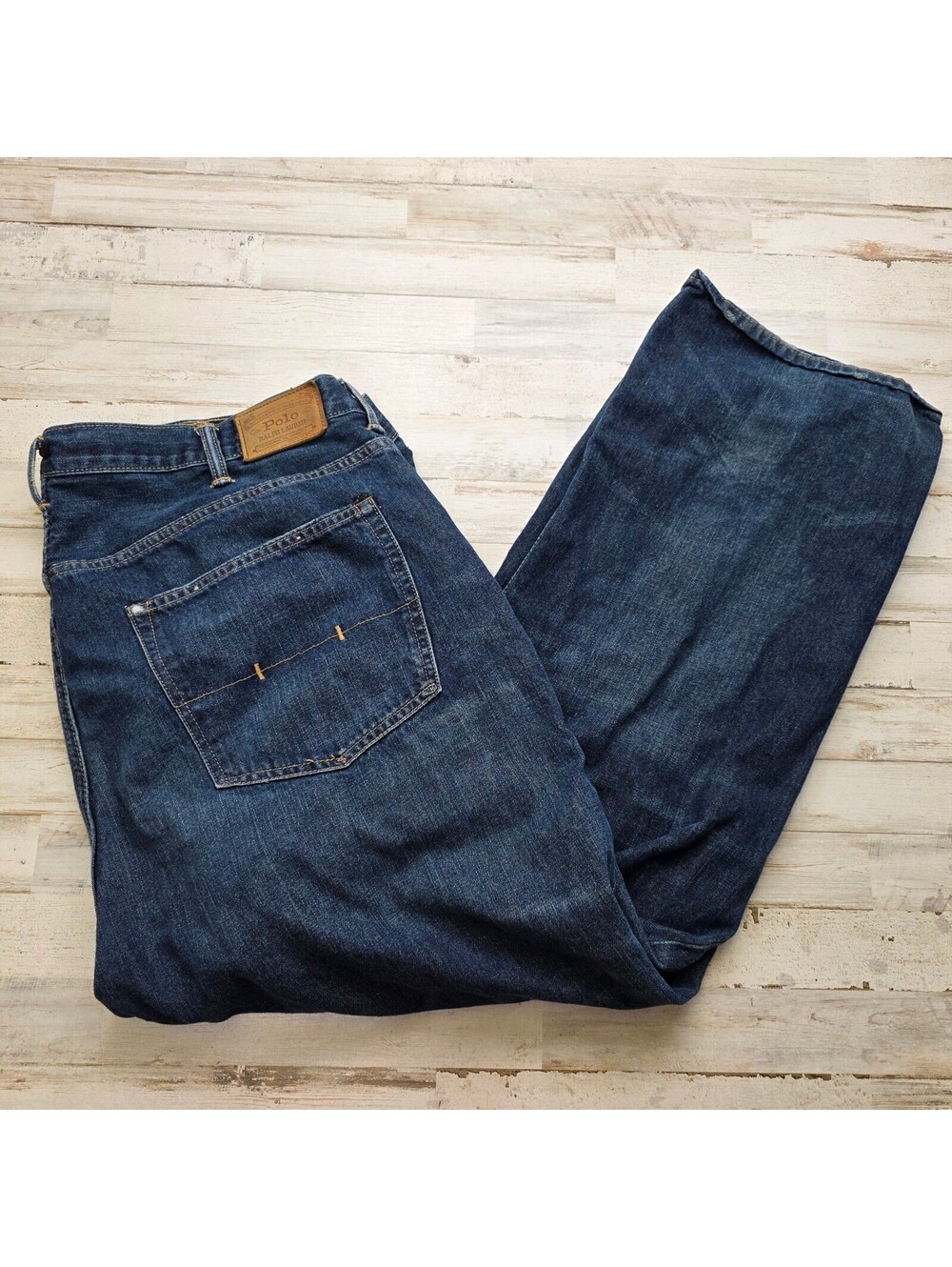 Polo Ralph Lauren Classic Fit Jeans Men's 48x30 Blue Denim 48B Casual Pants